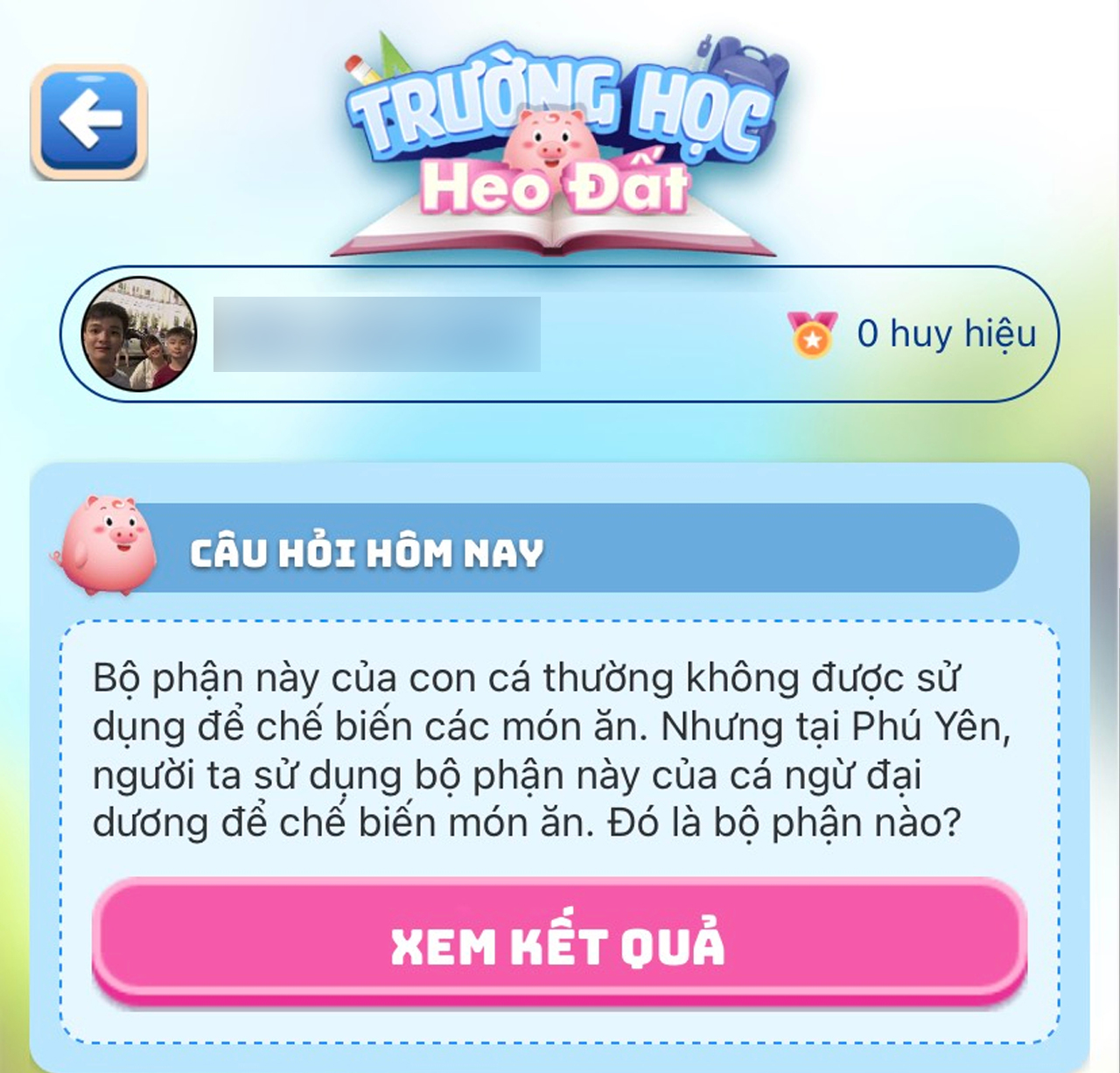 đáp án Heo Đất MoMo đáp án Heo Đất MoMo