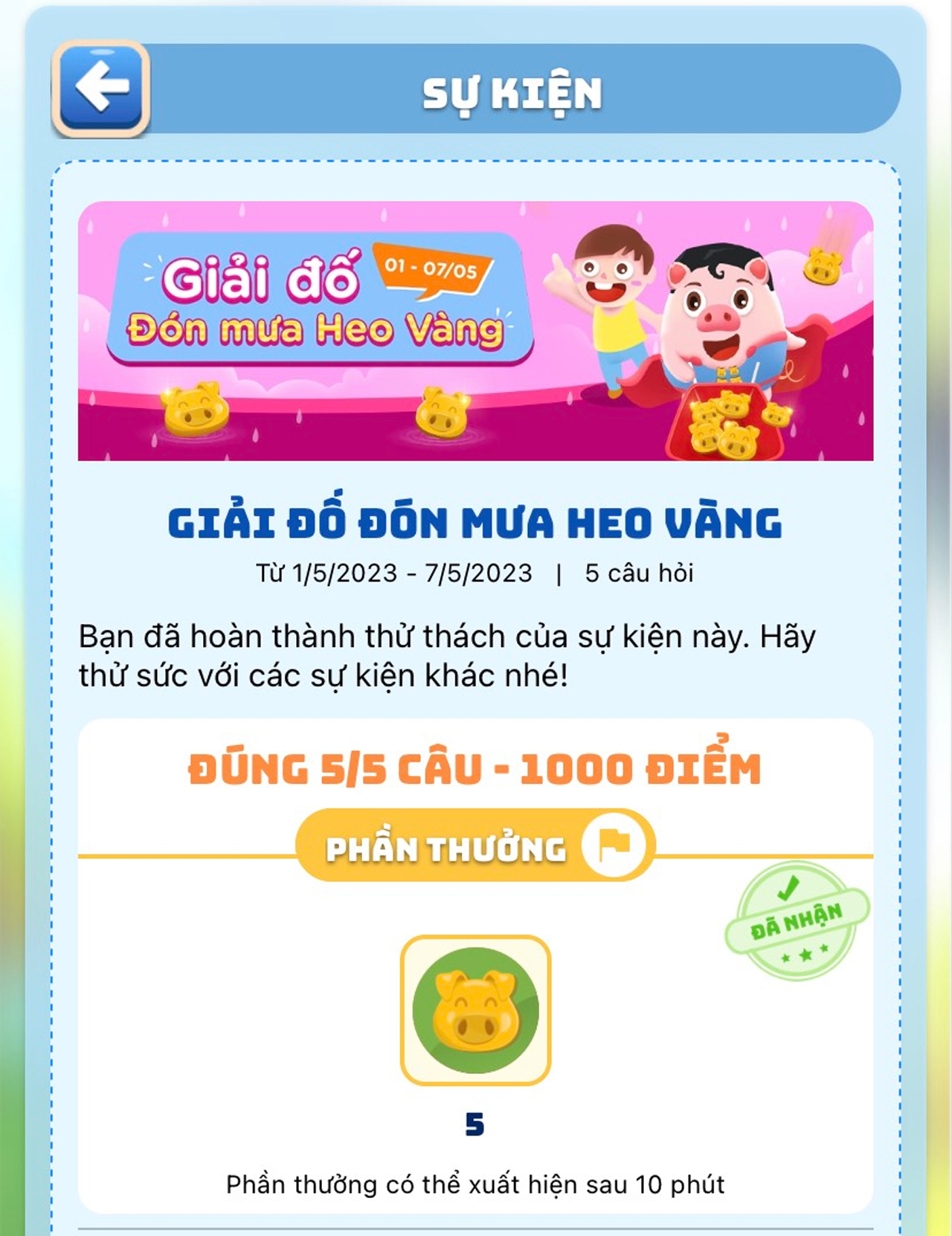đáp án Heo Đất MoMo đáp án Heo Đất MoMo