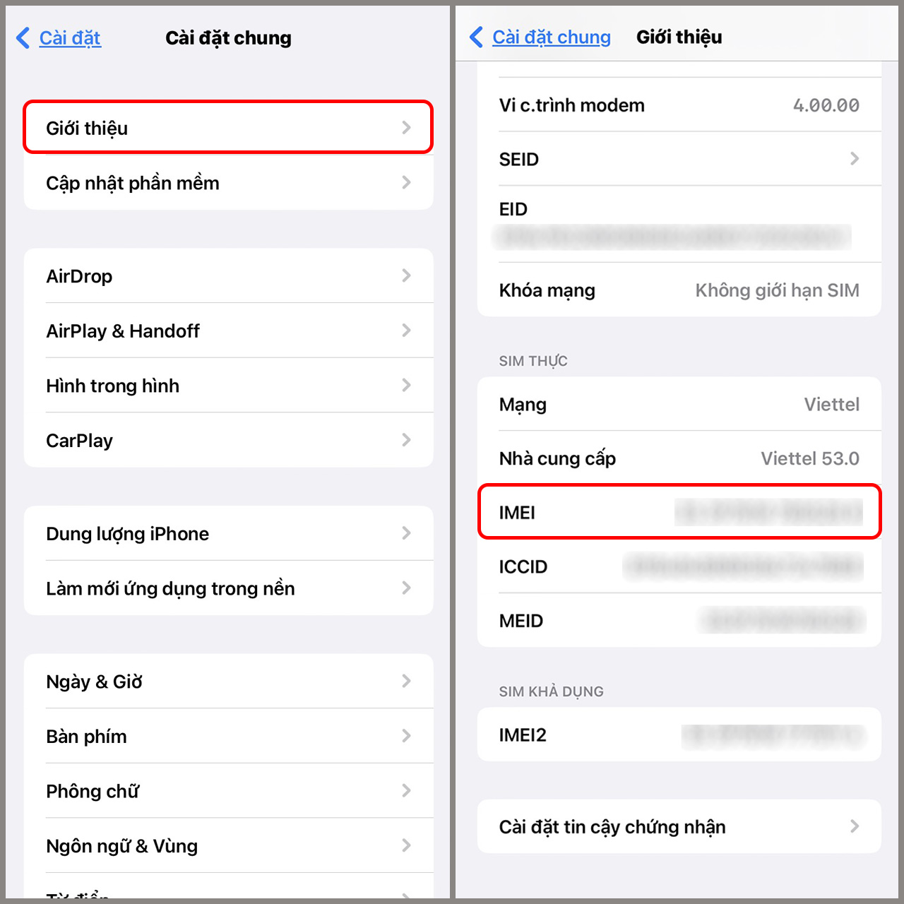Cách kiểm tra iPhone chính hãng Cách kiểm tra iPhone chính hãng
